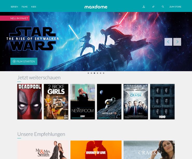 maxdome - Head of UX/UI Design